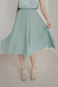 Kurzer Chiffonrock – Tulpa Mint><noscript><img width=