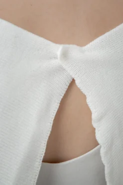 Kurzes Braut Cape aus Wolle><noscript><img width=