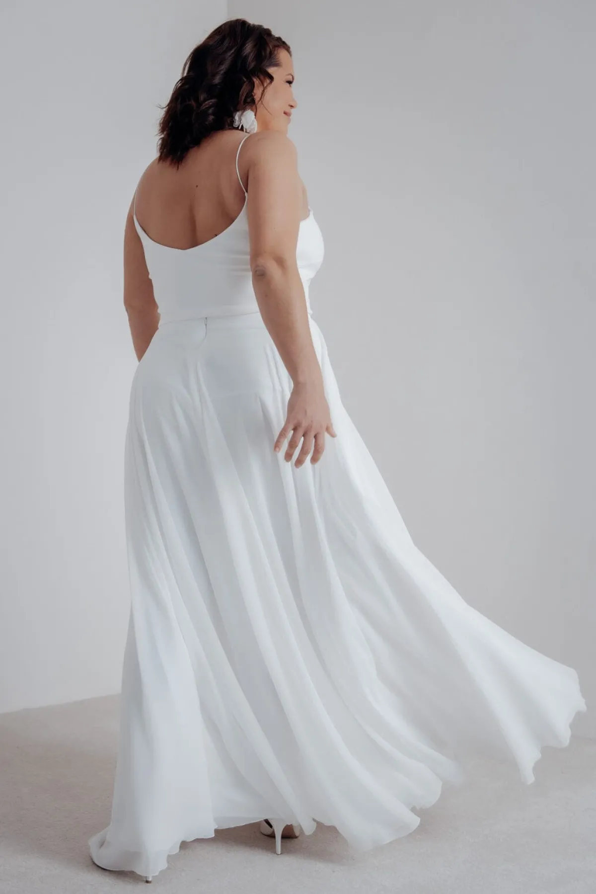 Kurzes Plus Size Braut Top – Corie crop Curvy>noni Clearance