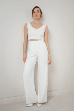 Kurzes Spitzen-Braut Top – Timea><noscript><img width=