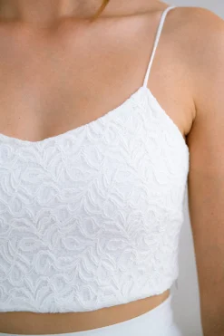 Kurzes Spitzentop – Aveline><noscript><img width=