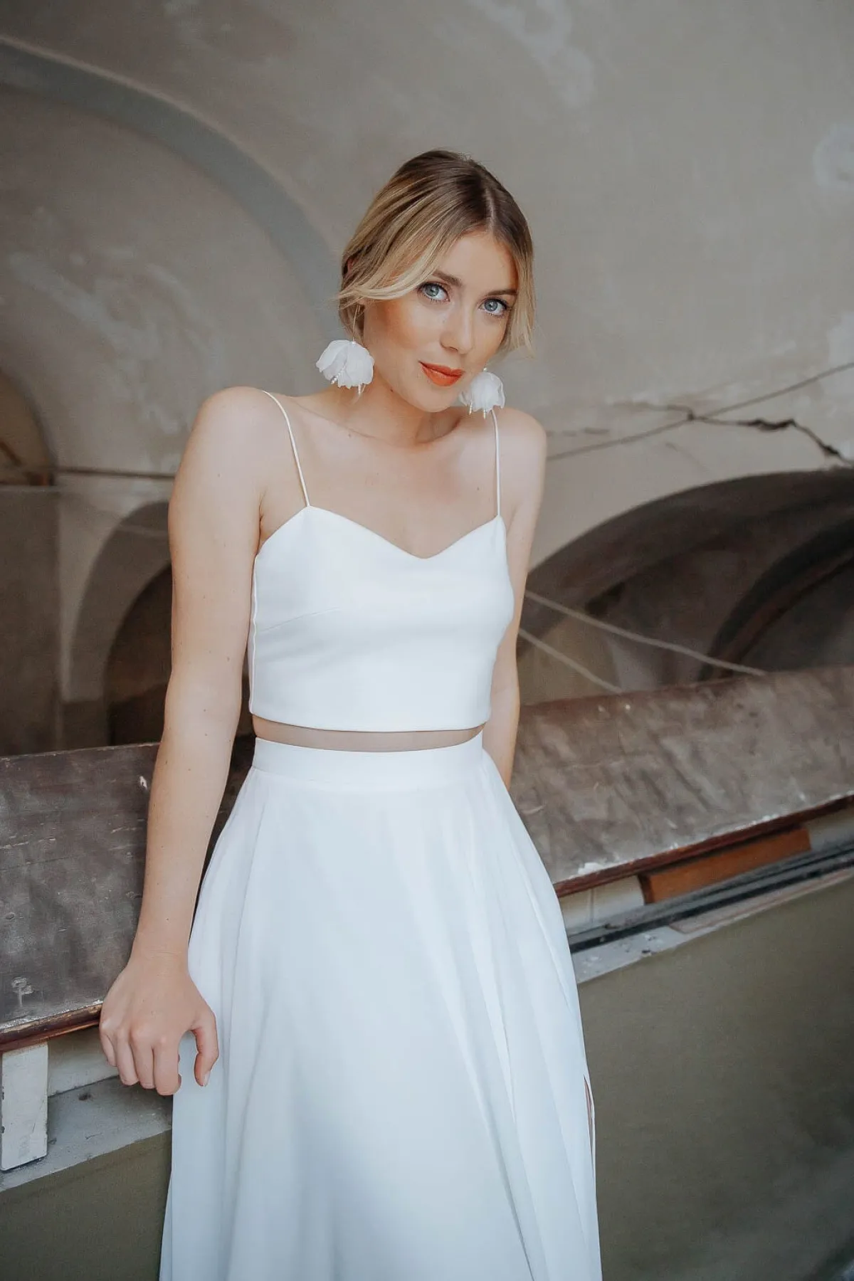 Kurzes Top mit Herzausschnitt – Pina>noni Discount