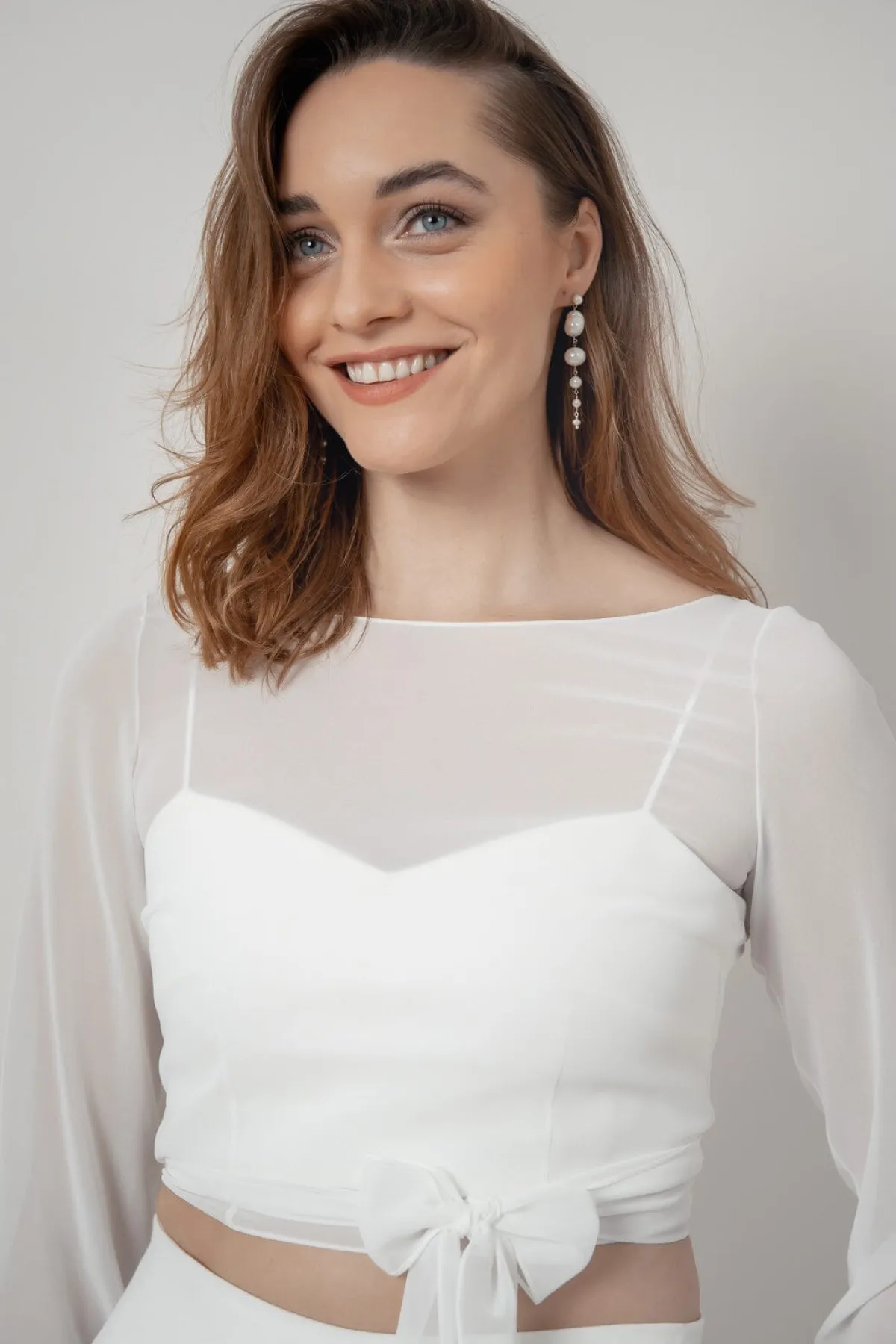 Lange Perlenohrhänger – Coastline>Juvelan Sale