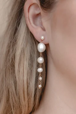 Lange Perlenohrhänger – Coastline><noscript><img width=