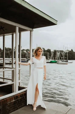 Maxi-Braut Rock mit Schlitz – Lunamae><noscript><img width=