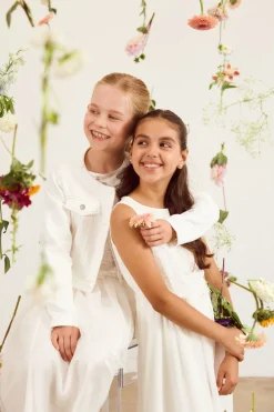 Mädchen-Jeansjacke in Ivory><noscript><img width=