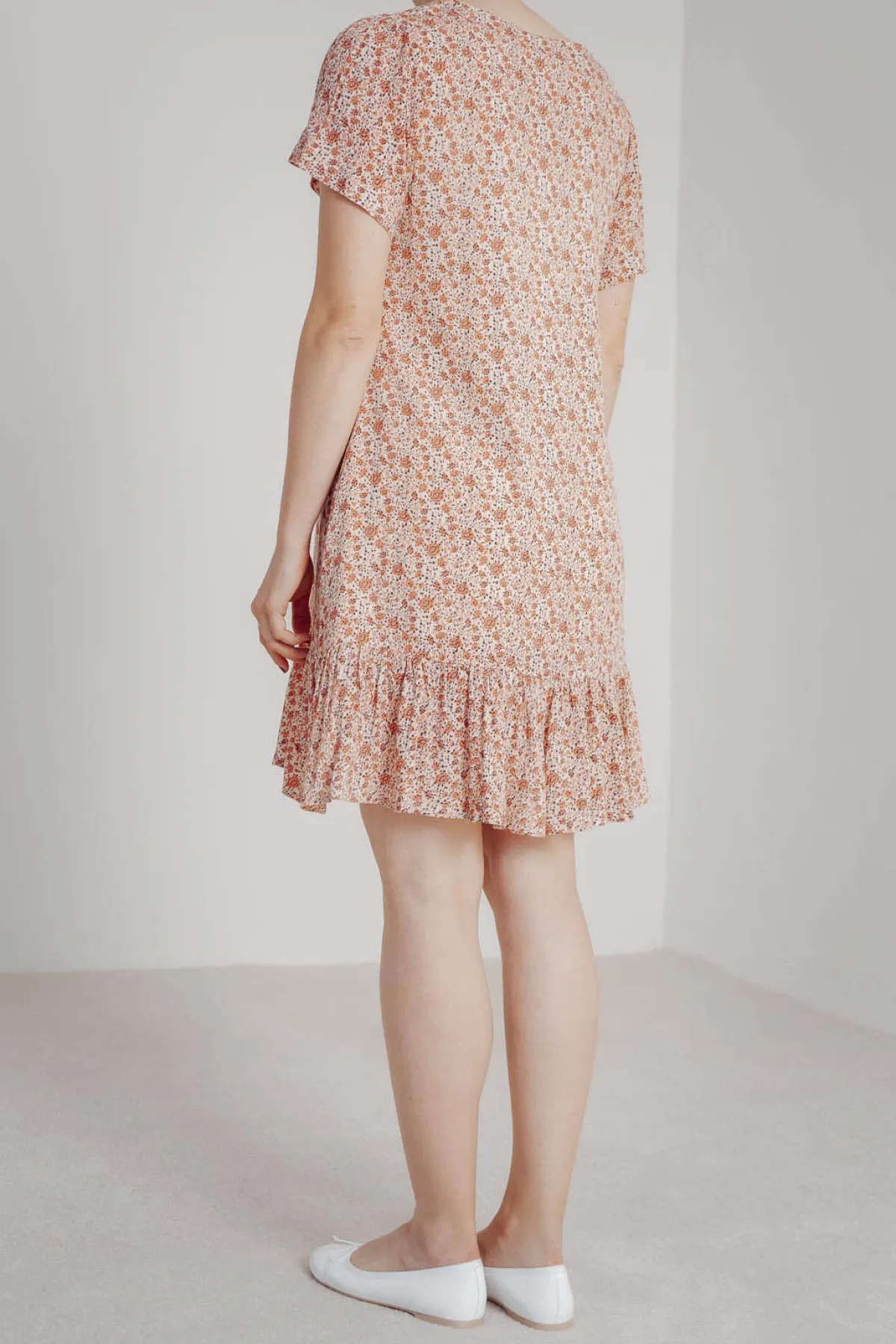 Mini-Kleid mit Blumenprint>ME-TISSE Clearance