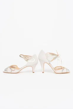 Offener Brautschuh mit Gold, Roségold, Silber - Exklusiv nur bei noni - Cecelia Blush><noscript><img width=