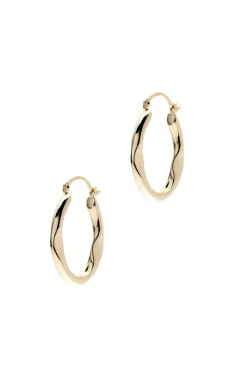 Ovalförmige Creolen in Gold>Poirier Clearance