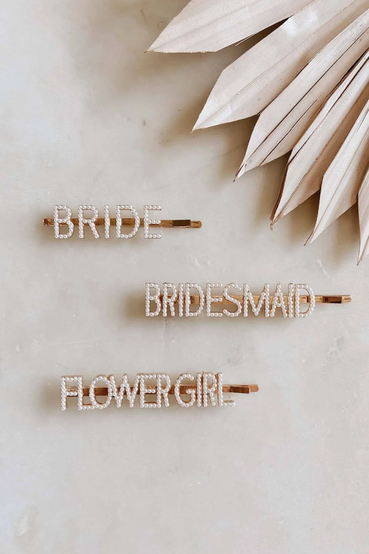 Perlen-Haarklammer "Bride">Untamed Petals New