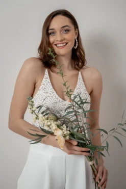 Perlenverzierte Creolen><noscript><img width=