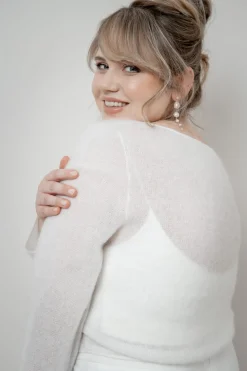 Plus Size Braut Pullover aus Mohair-Strickmix – Suvi Curvy><noscript><img width=