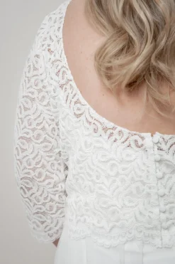 Plus Size Braut Top aus Vintage-Spitze – Florens Curvy><noscript><img width=