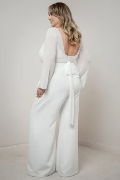 Plus Size Chiffon-Braut Top – Beeke Curvy><noscript><img width=