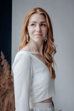 Puristisches Braut Top mit Rückendetails – Ona by you>noni Online