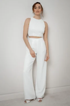 Rückenfreies Braut Top mit Vintage-Muster – Neela>noni Clearance