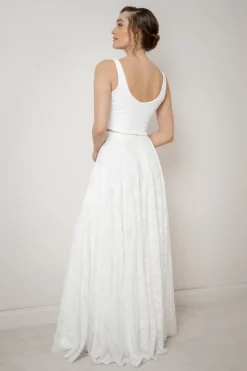 Ärmelfreies Braut Top – Majvi Ivory><noscript><img width=