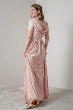 Rosafarbenes Brautjungfernkleid |>Eliza & Ethan