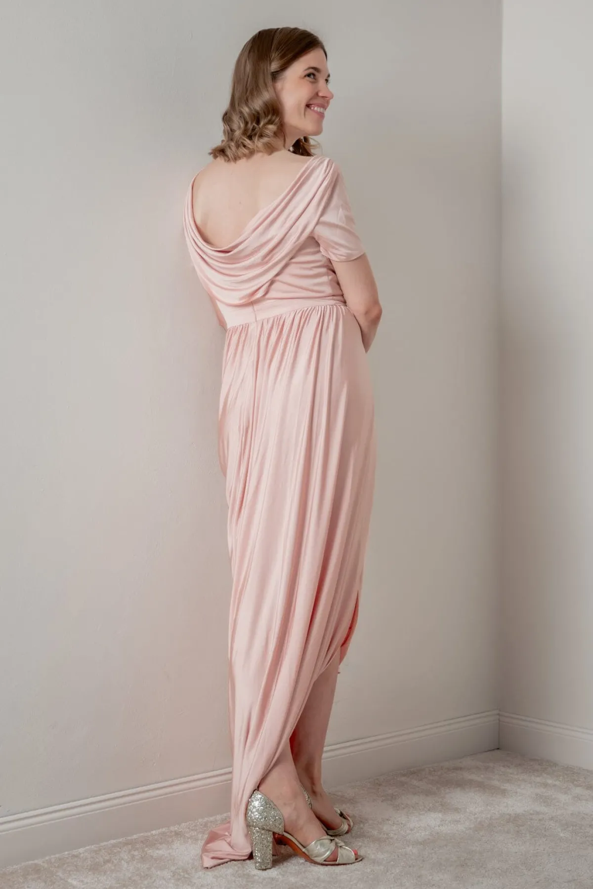 Rosafarbenes Brautjungfernkleid |>Eliza & Ethan