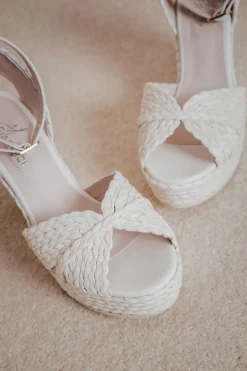 Sandalette mit Keilabsatz - Louna Pearl Raffia>Elsa Coloured Shoes Hot
