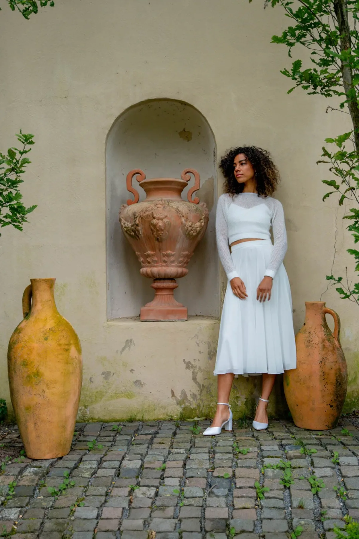 Satin-Brautschuhe in Ivory – Liberty | The>Perfect Bridal Company Sale