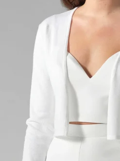 Schlichter Braut Cardigan in Ivory>Poirier Outlet