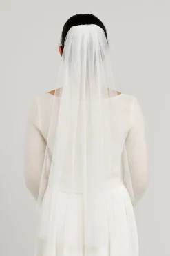 Schlichter Schleier aus Softtüll>Poirier New