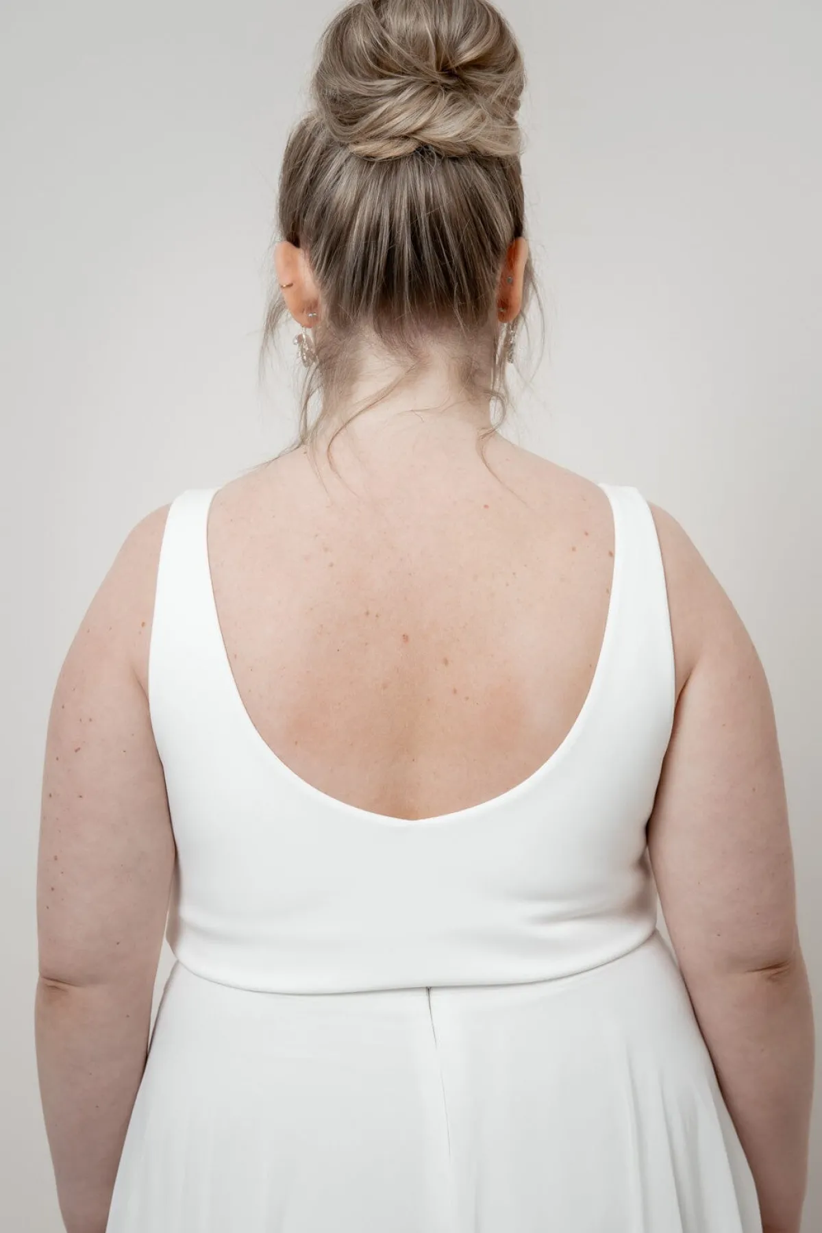 Schlichtes Braut Top – Majvi Ivory Curvy>noni Outlet