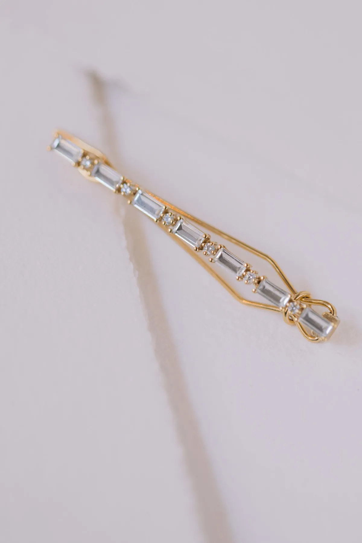 Schmaler Haarclip mit funkelnden Kristallen – New Horizon>Juvelan Discount