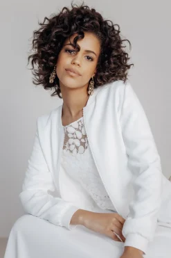 Showroom Only: Braut Bomberjacke in Ivory – Majla uni>noni Sale