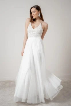 Showroom Only: Braut Rock in Ivory aus Softtüll – Christy Selected>noni Hot