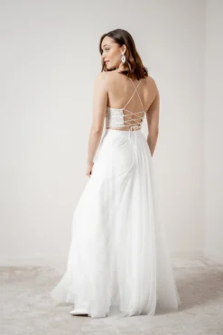 Showroom Only: Braut Rock in Ivory aus Softtüll – Christy Selected>noni Hot