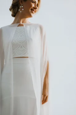 Showroom Only: Chiffon Braut Cape – Philia Selected>noni Hot