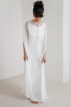 Showroom Only: Chiffon Braut Cape – Philia Selected><noscript><img width=