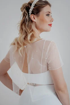 Showroom Only: Perlen-Braut Top – Rubia Selected><noscript><img width=