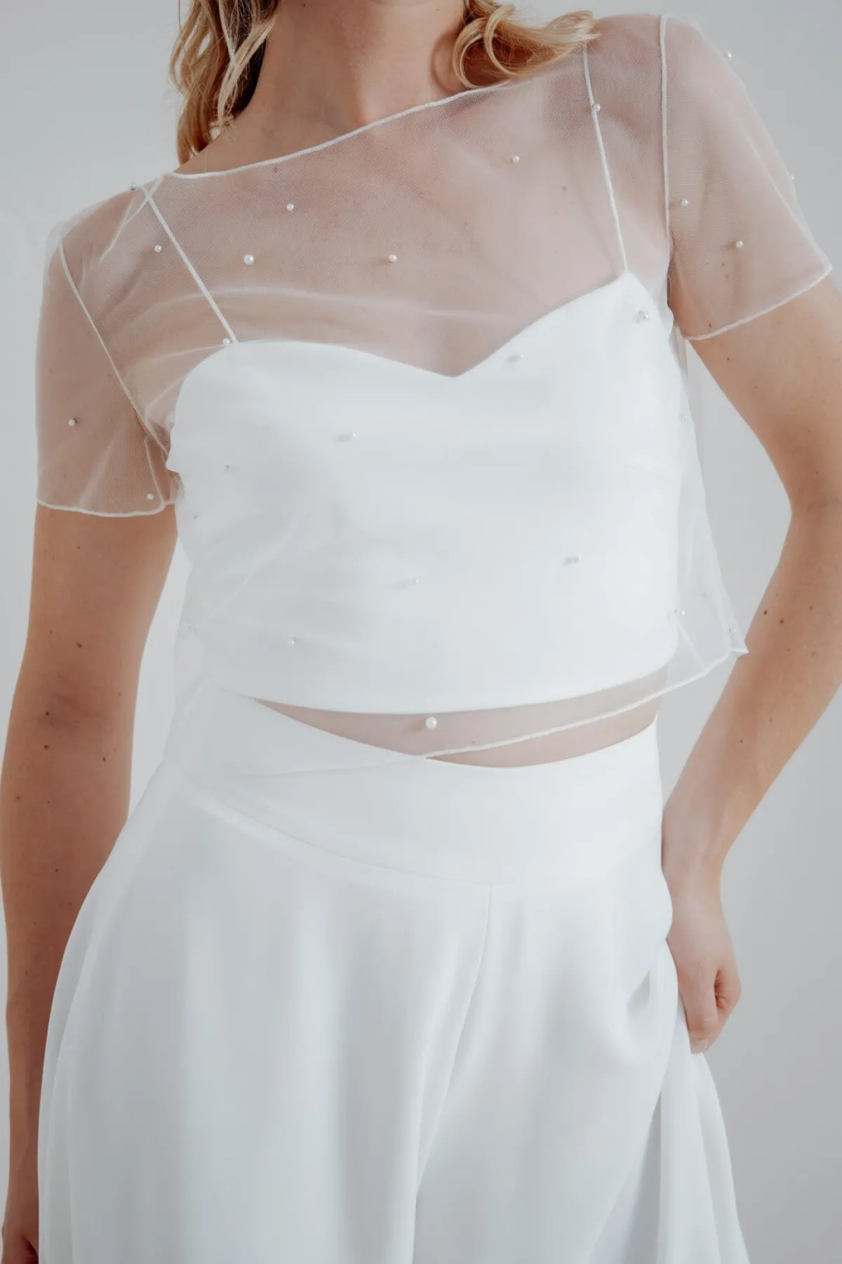 Showroom Only: Perlen-Braut Top – Rubia Selected>noni Best