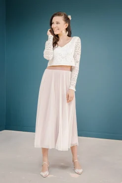 Showroom Only: Rosafarbener Rock – Mailenn Selected><noscript><img width=