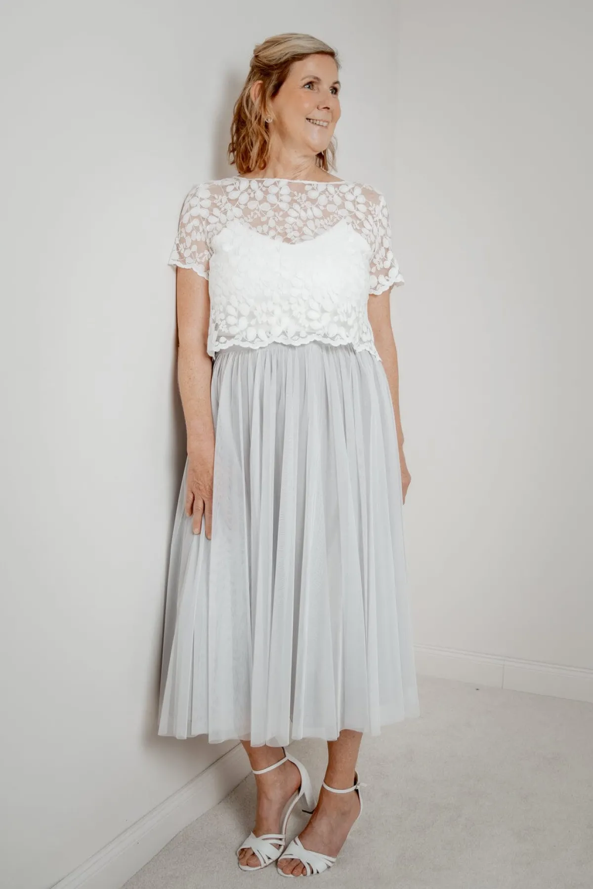 Showroom Only: Tüllrock in Grau – Maris Midi Selected>noni Online