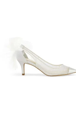 Slingback Pumps mit Polka Dots und Schleife – Maggie Shoes><noscript><img width=