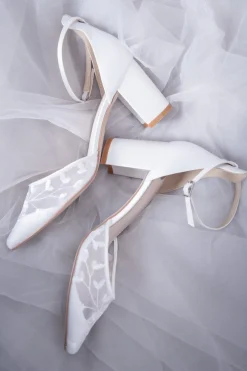 Spitze Brautschuhe – Milan Ivory Lace | The><noscript><img width=