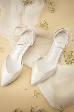 Spitze Brautschuhe – Inez Ivory Satin | G.Westerleigh>G. Westerleigh Hot