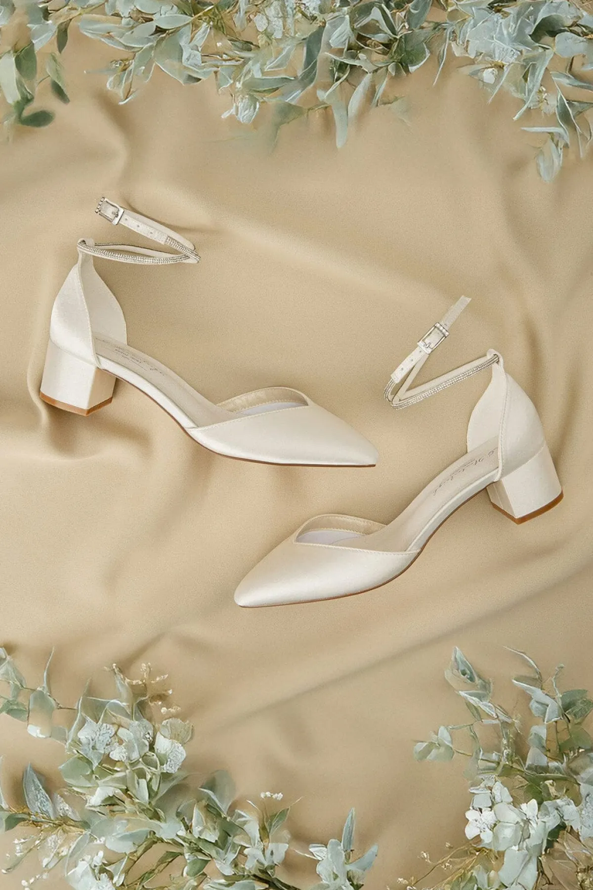 Spitze Brautschuhe – Inez Ivory Satin | G.Westerleigh>G. Westerleigh Hot