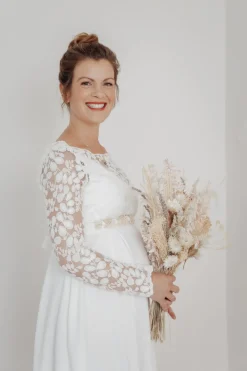 Spitzentop aus Botanik-Spitze für die Hochzeit – Norine><noscript><img width=