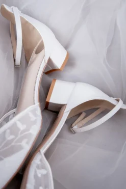 Verzierte Brautschuhe – London Ivory Lace | The><noscript><img width=