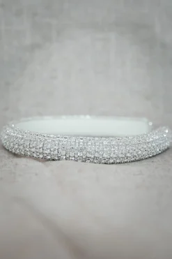 Verzierter Haarreif – Crystal White |>Weat