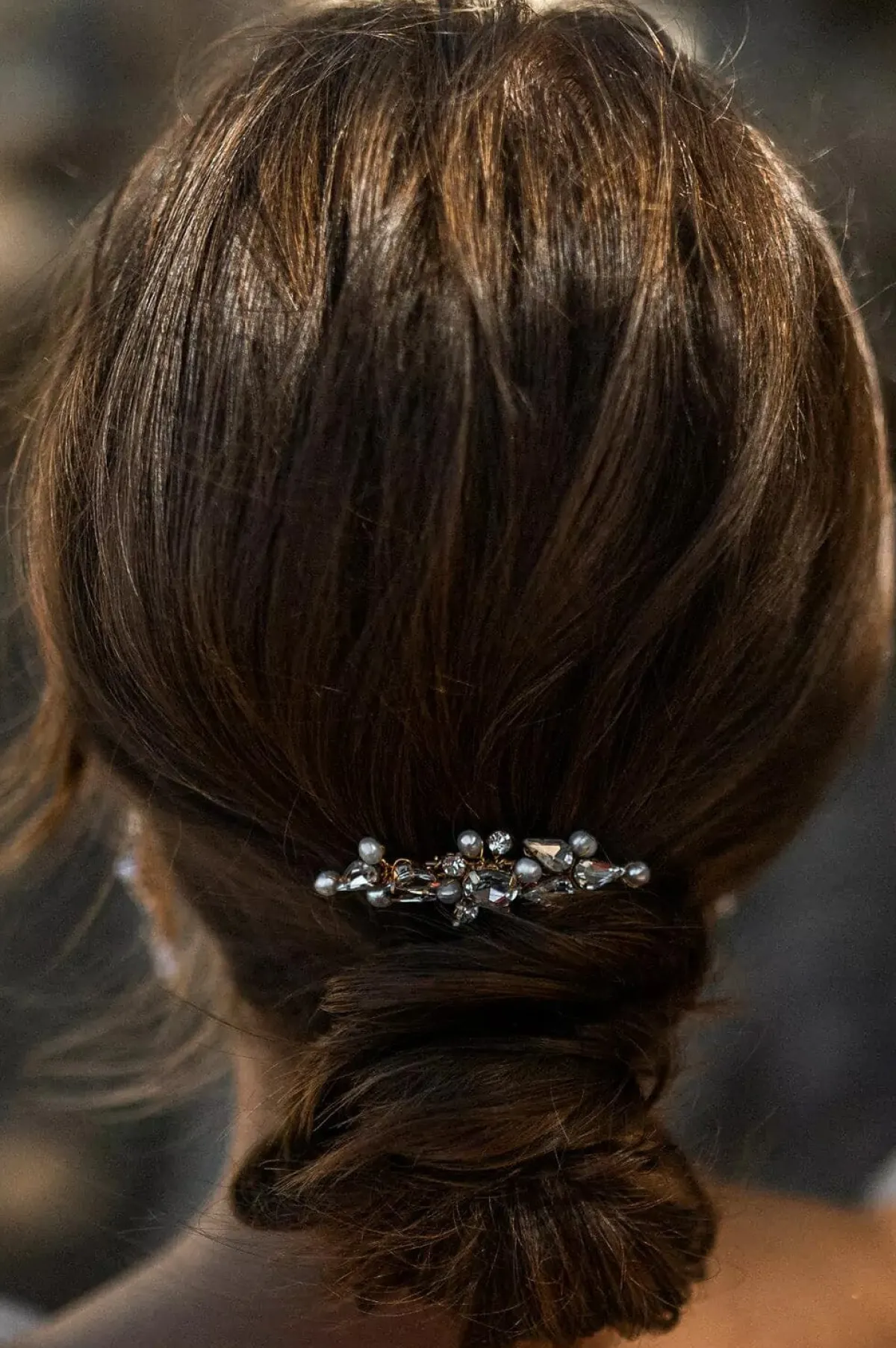 Vintage Braut Haarkamm mit Perlen und Strass>La Chia Best