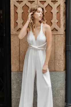 Wandelbarer Einteiler – Jumpsuit Convertible Ivory>twobirds