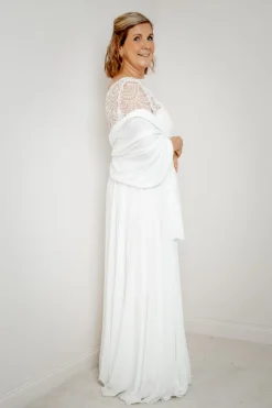 Weiche Braut Stola in Ivory><noscript><img width=