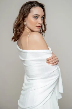 Weiche Braut Stola in Ivory><noscript><img width=