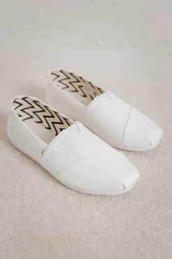 Weiße Espadrilles aus recycelter Baumwolle – Alpargata>TOMS New